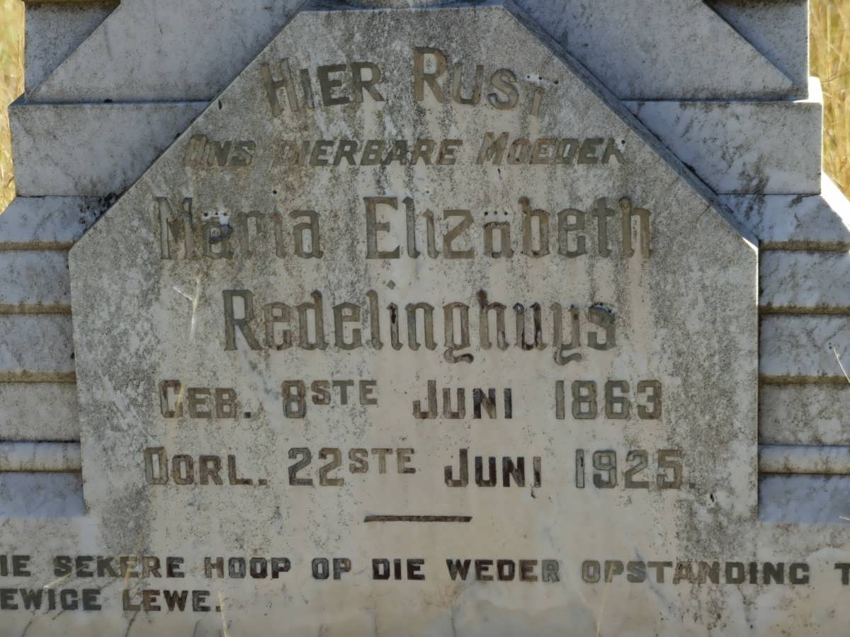 REDELINGHUYS Maria Elizabeth 1863-1925 _2