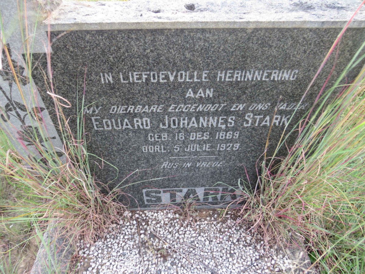 STARK Eduard Johannes 1869-1929