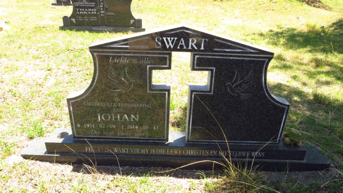 SWART Johan 1951-2014