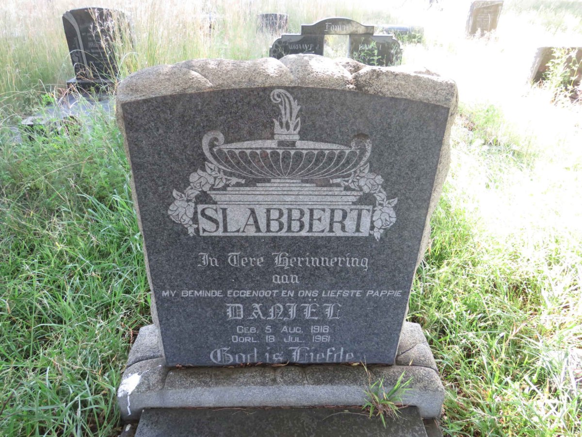 SLABBERT Daniel 1918-1961