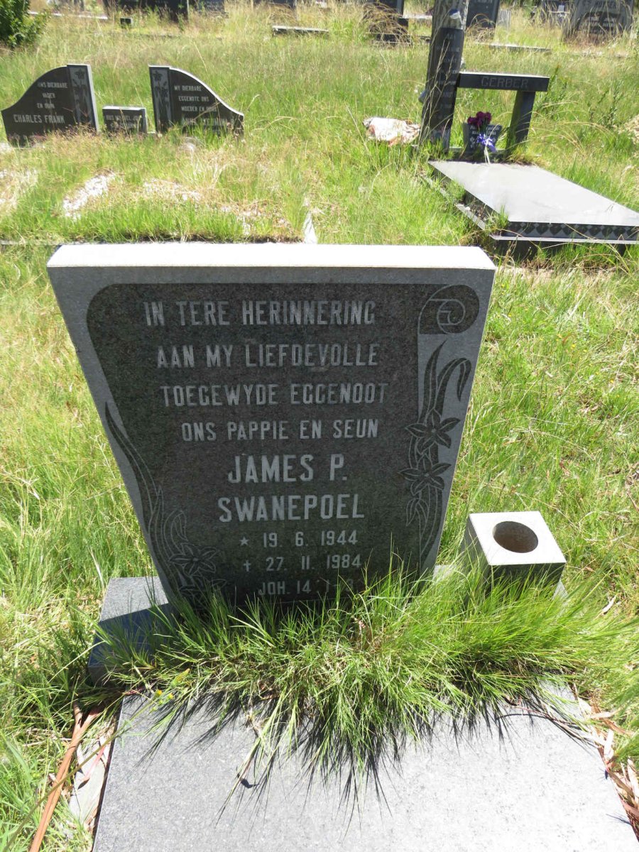 SWANEPOEL James P. 1944-1984