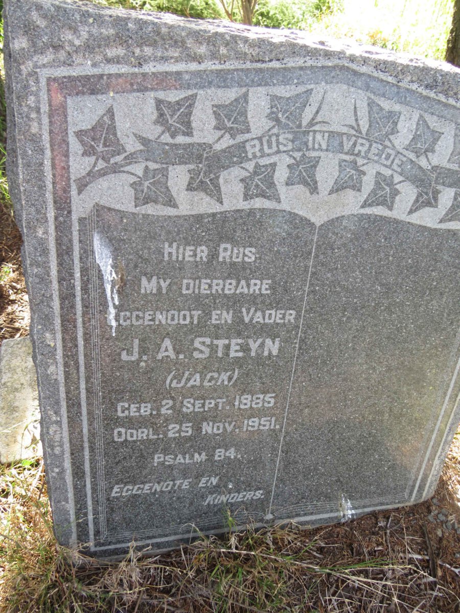 STEYN J.A. 1885-1951