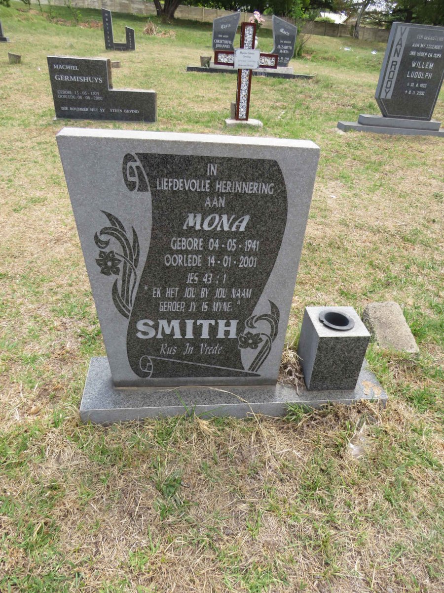 SMITH Mona 1941-2001