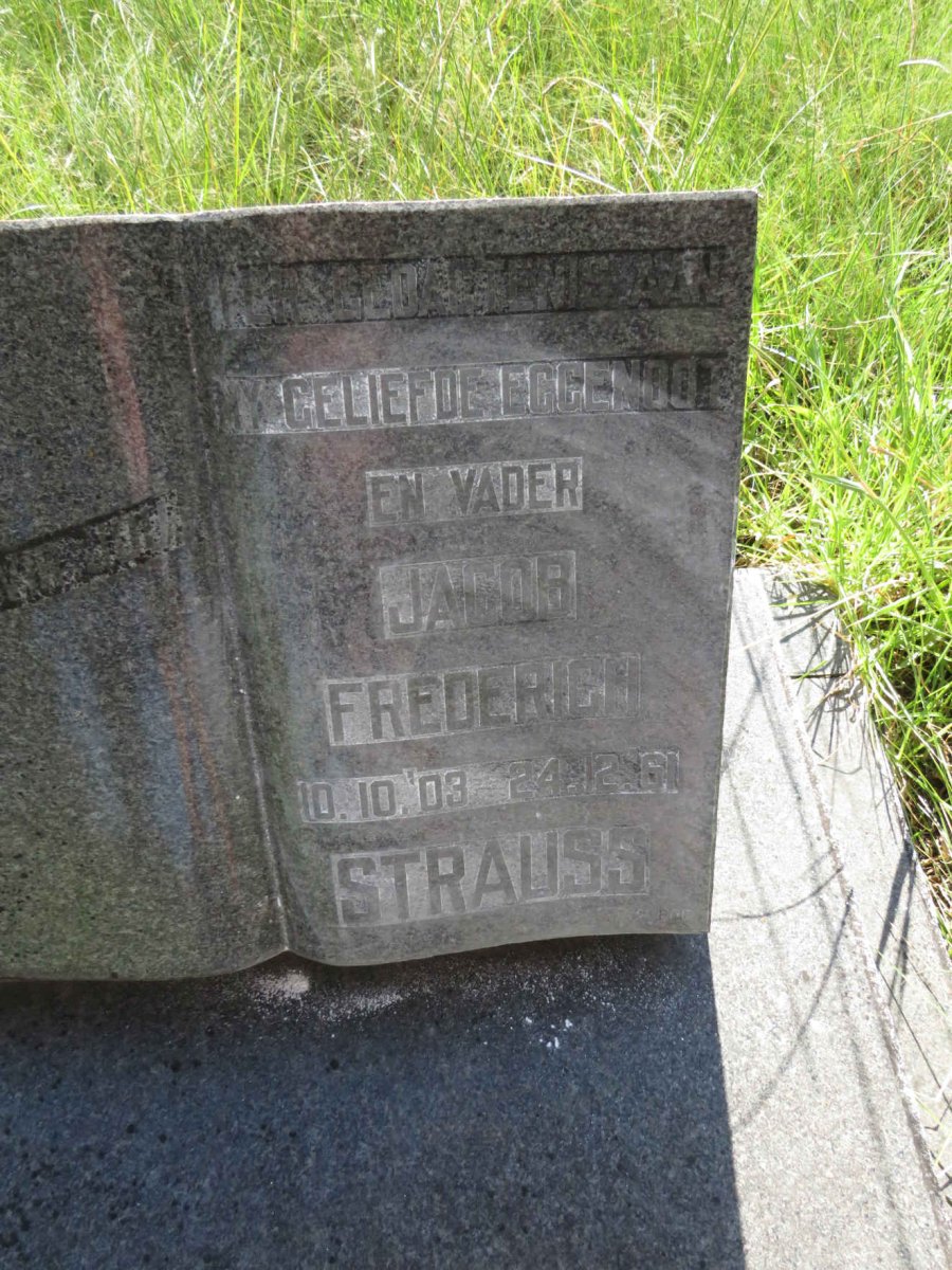 STRAUSS Jacob Frederich 1903-1961