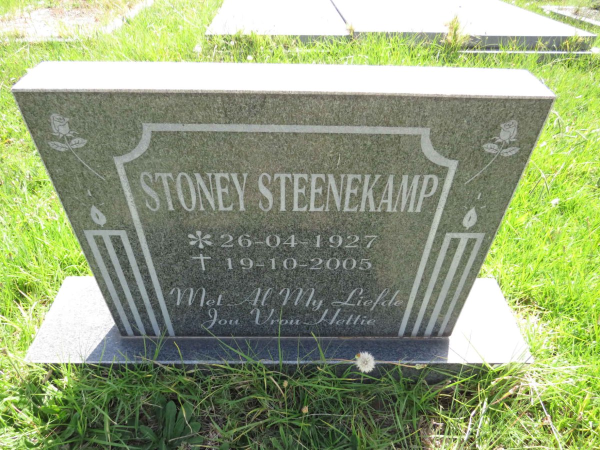 STEENEKAMP Stoney 1927-2005