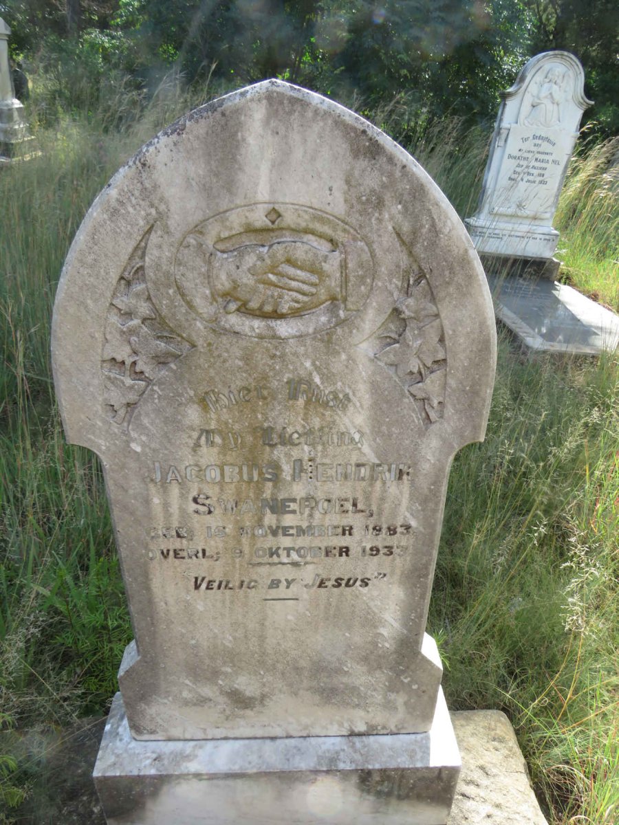 SWANEPOEL Jacobus Hendrik 1883-1933