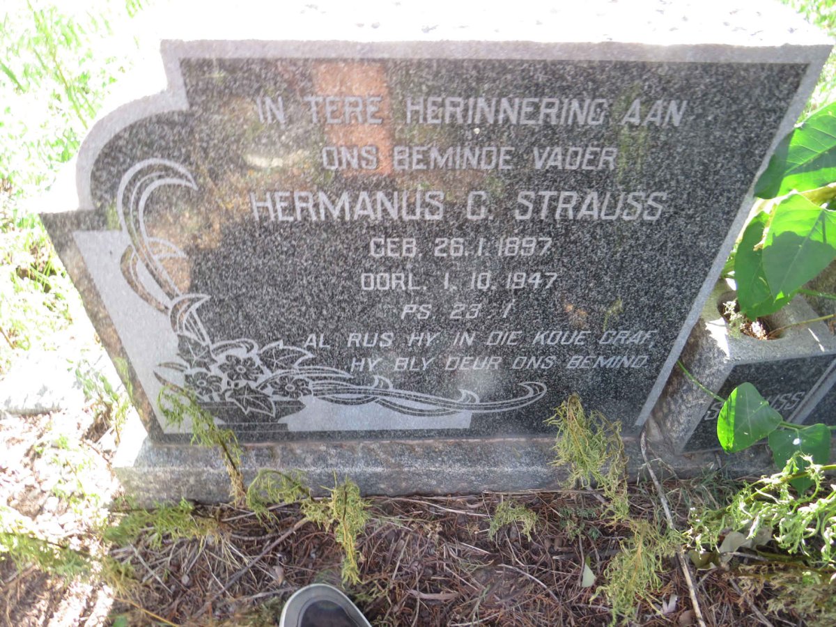 STRAUSS Hermanus C. 1897-1947