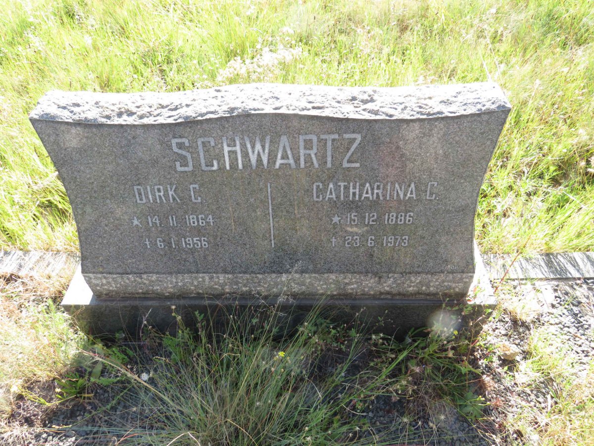 SCHWARTZ Dirk C. 1864-1956 & Catharina C. 1886-1973