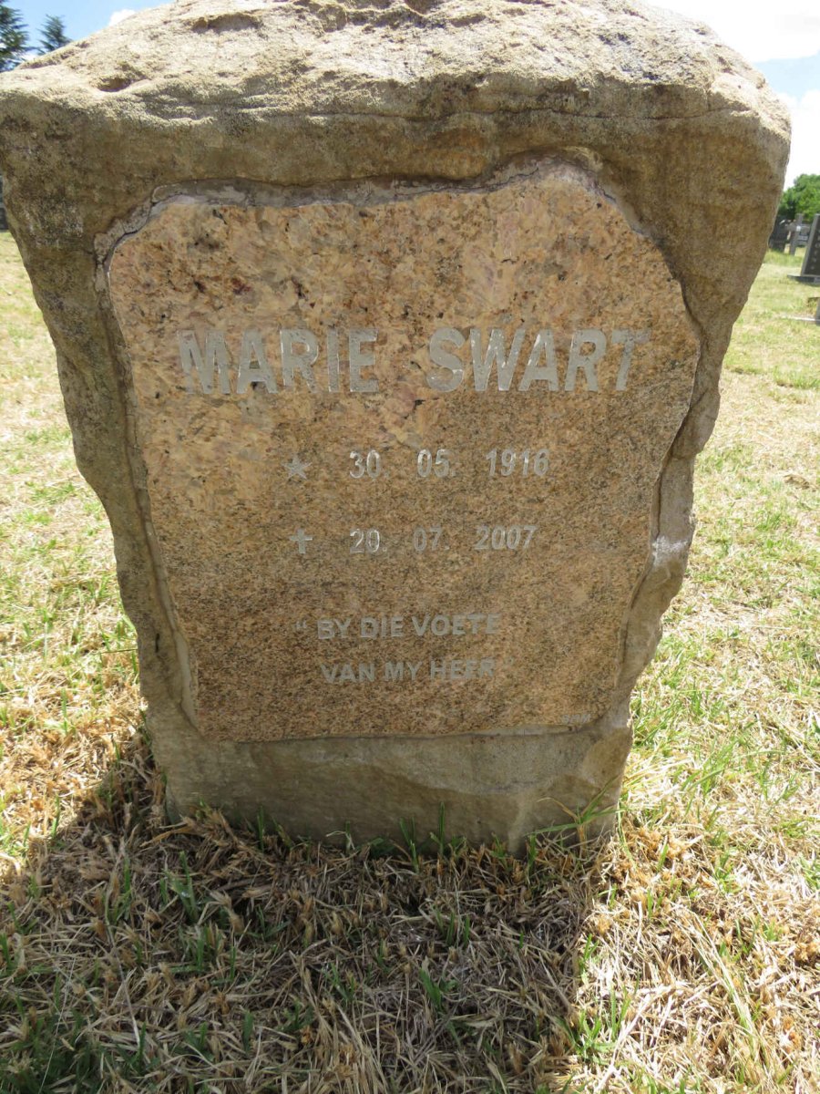 SWART Marie 1916-2007