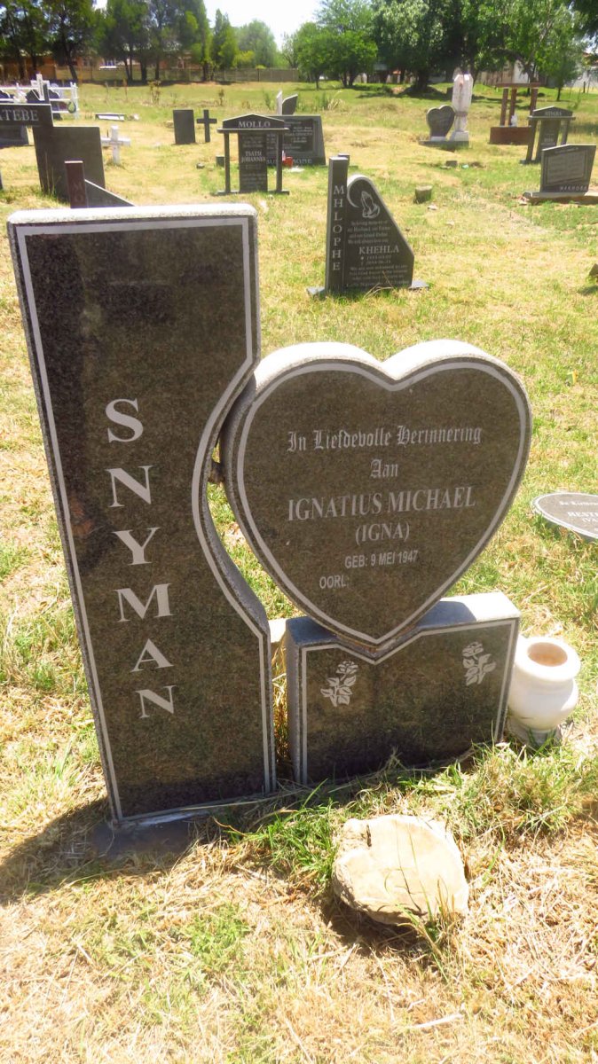 SNYMAN Ignatius Michael 1947-