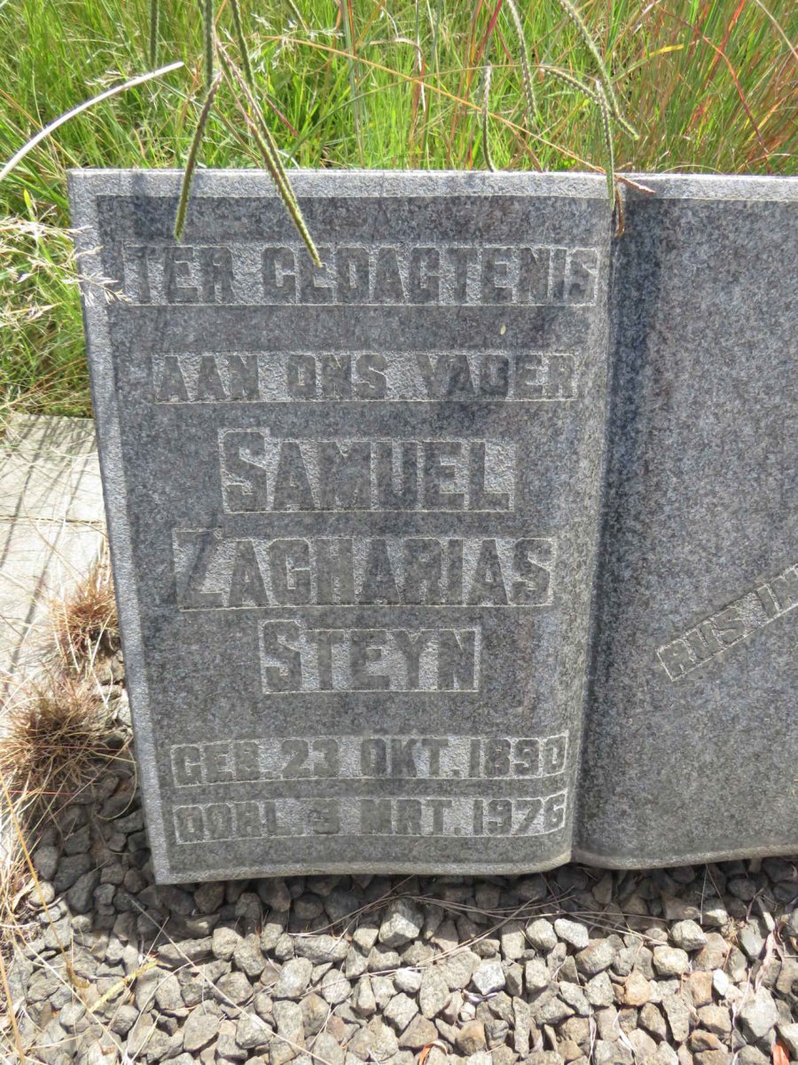 STEYN Samuel Zacharias 1890-1976