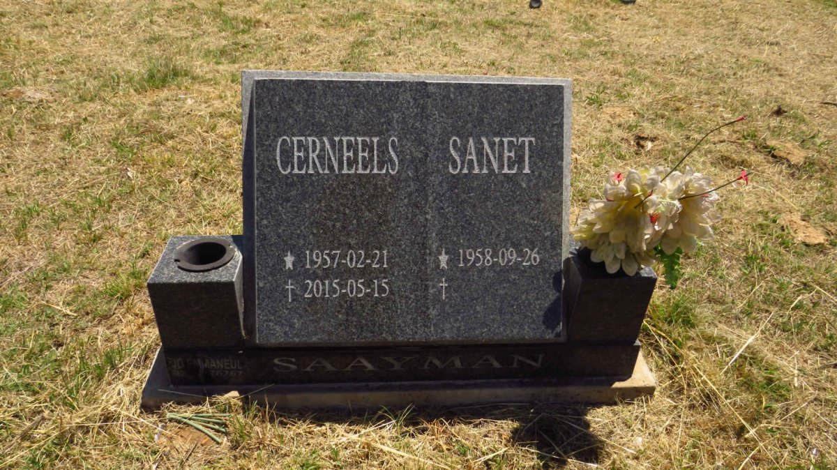 SAAYMAN Cerneels 1957-2015 & Sanet 1958-