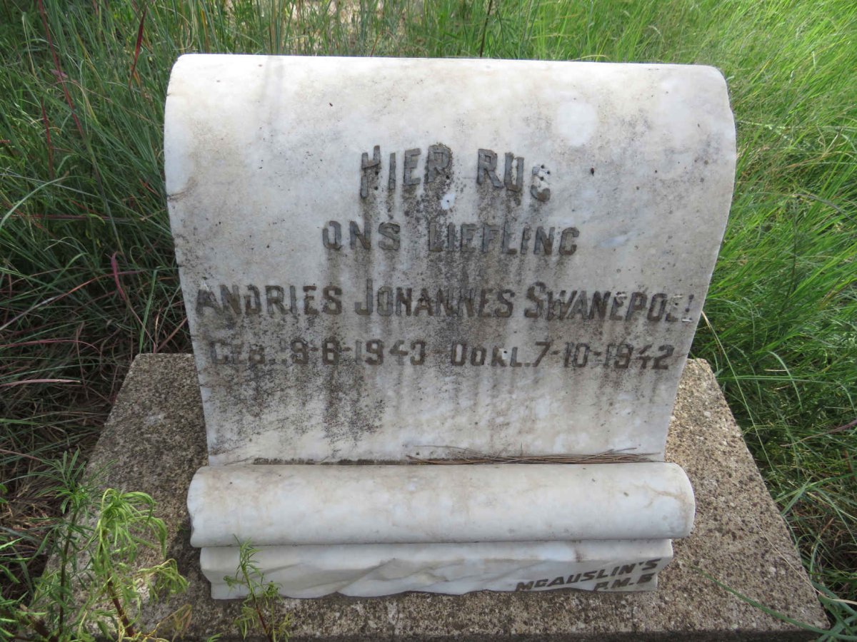 SWANEPOEL Andries Johannes 1940-1942