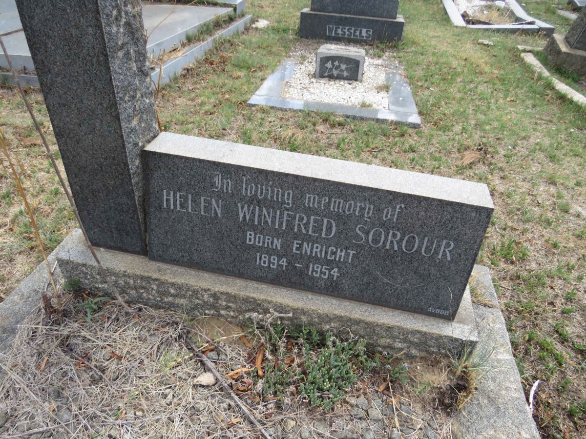SOROUR Helen Winifred nee ENRIGHT 1894-1954
