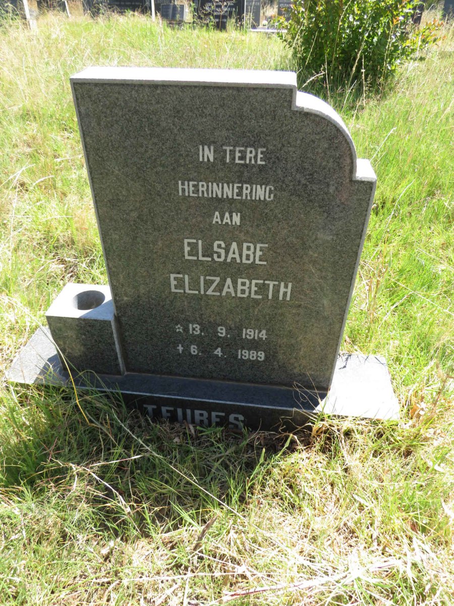 TEUBES Elsabe Elizabeth 1914-1989