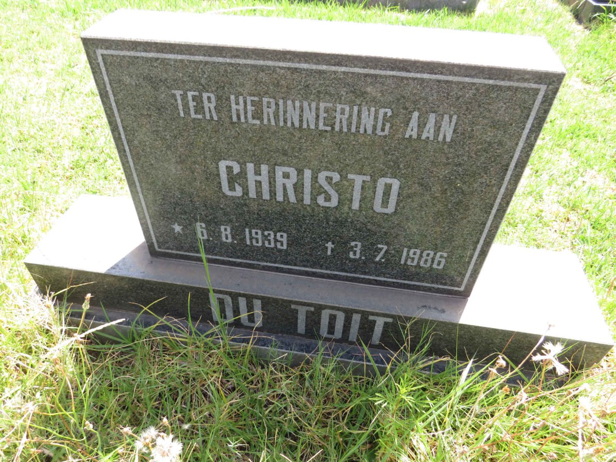 TOIT Christo, du 1939-1986