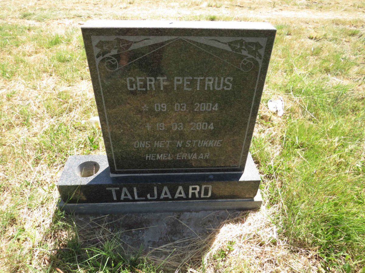 TALJAARD Gert Petrus 2004-2004