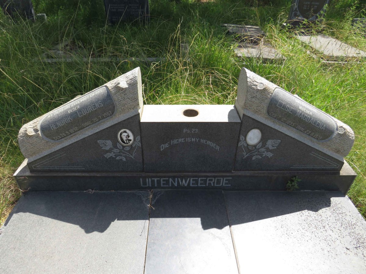 UITENWEERDE Hendrik Lourens 1892-1967 & Elsie Magdalena 1895-1976 _1 