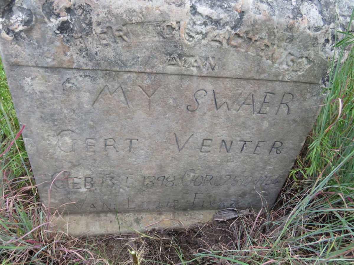 VENTER Gert 1898-1954
