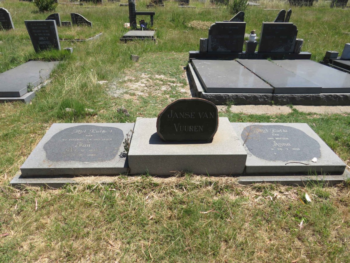 VUUREN Jan, Janse van 1935-1989 & Anna 1936- _1