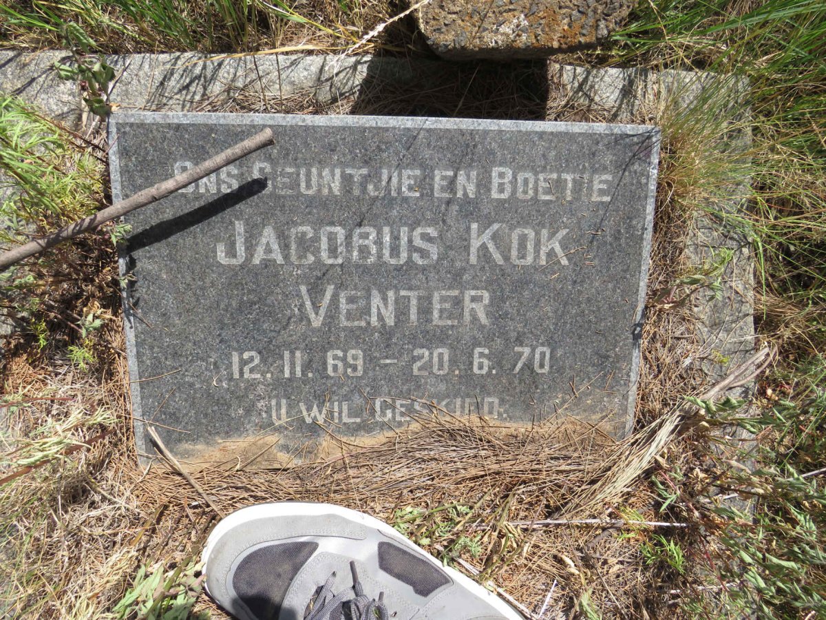VENTER Jacobus Kok 1969-1970