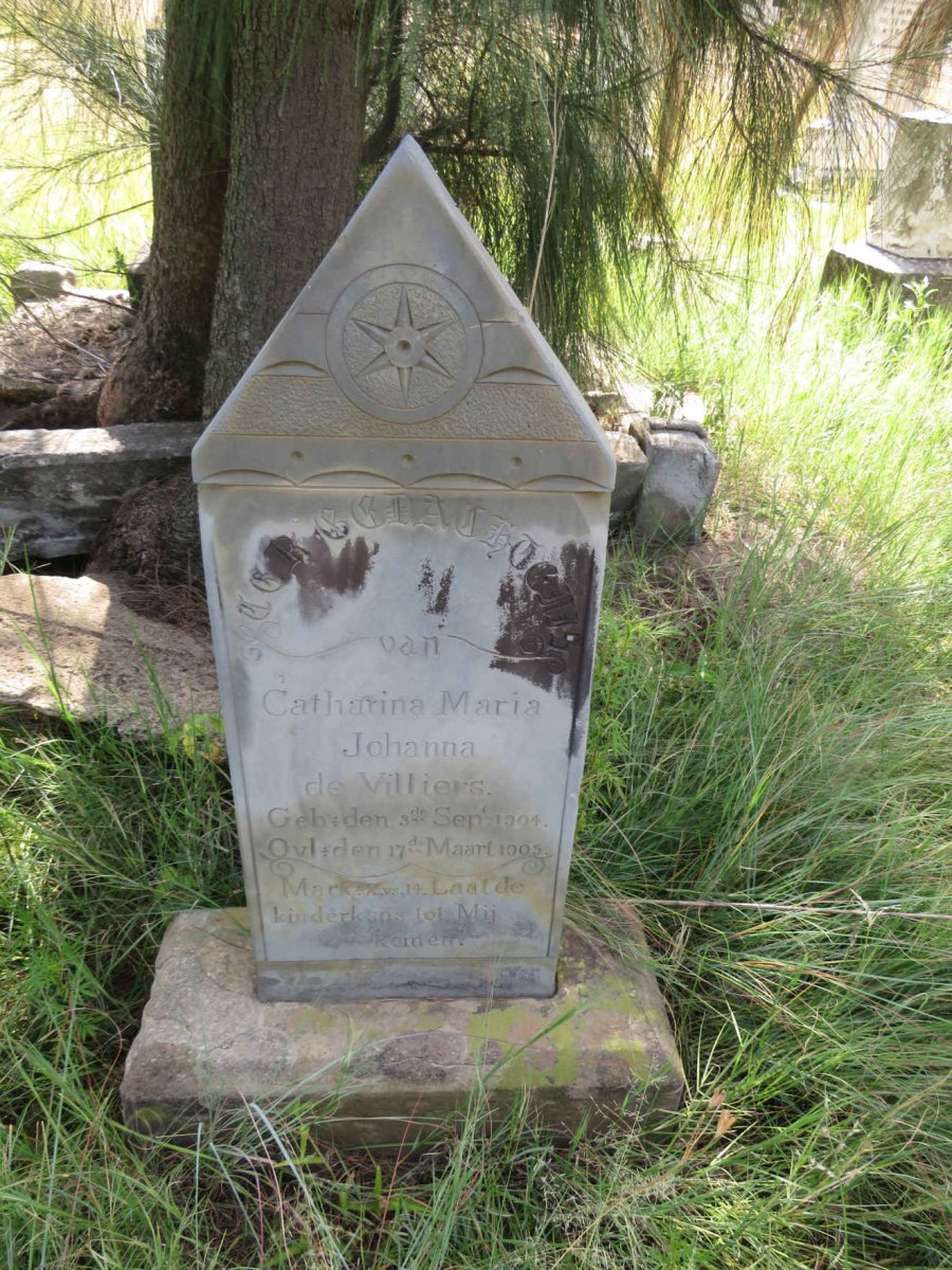 VILLIERS Catharina Maria Johanna, de 1904-1905