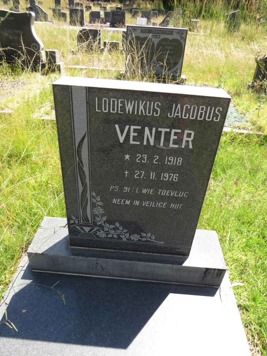 VENTER Lodewikus Jacobus 1918-1976