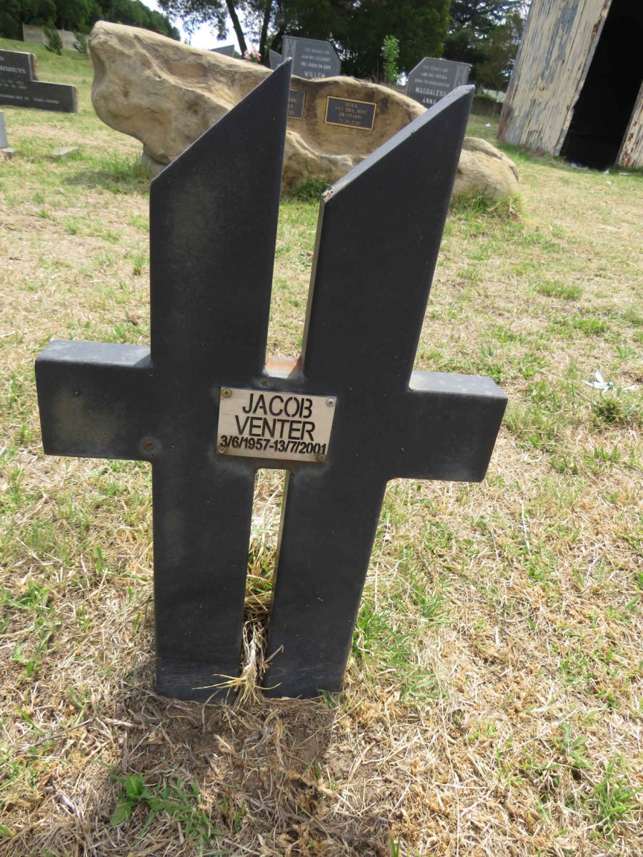 VENTER Jacob 1957-2001