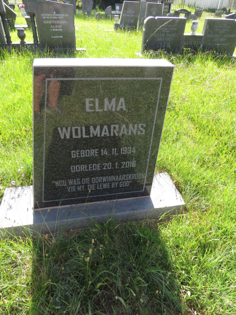 WOLMARANS Elma 1934-2016