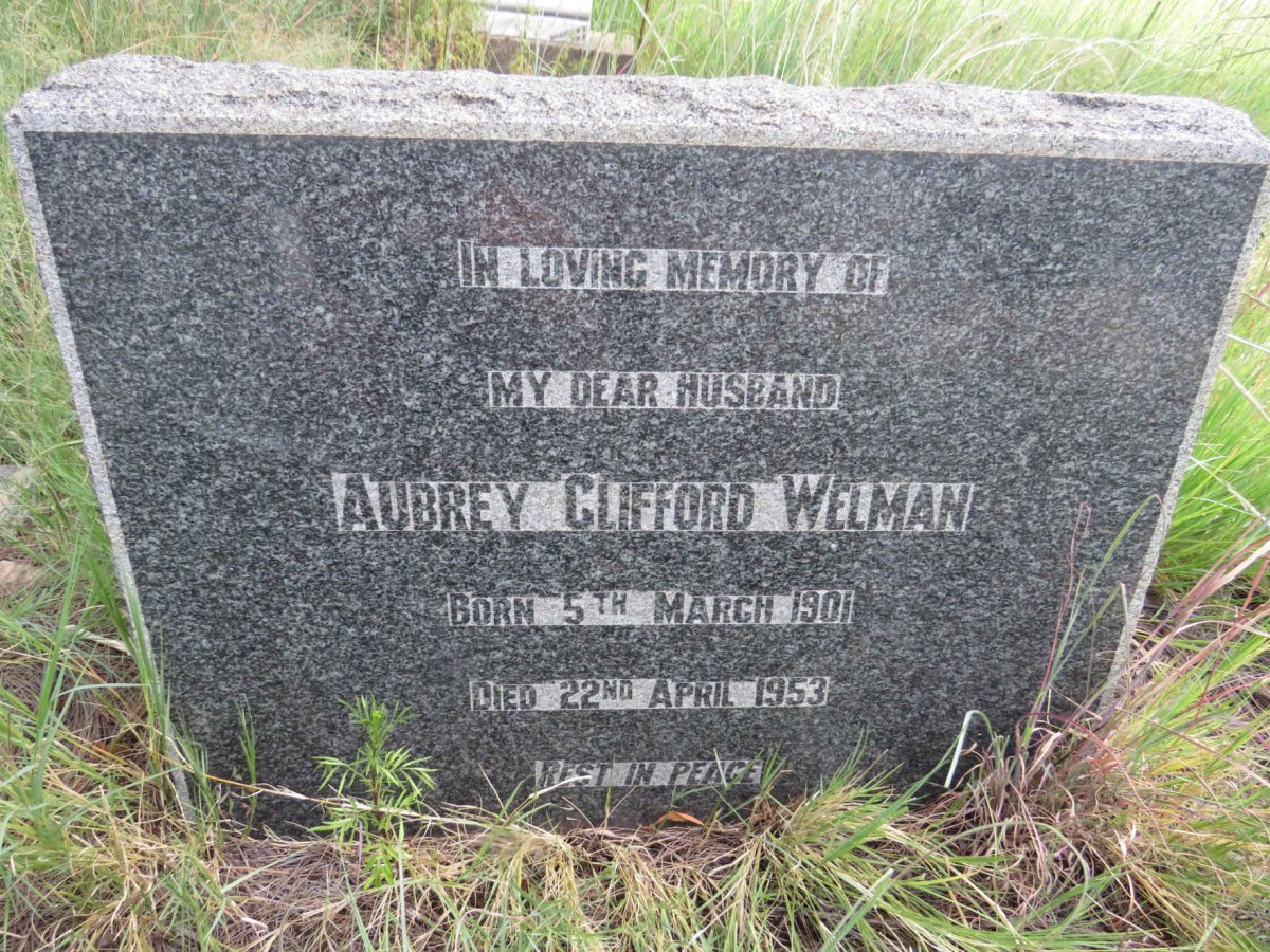 WELMAN Aubrey Clifford 1901-1953