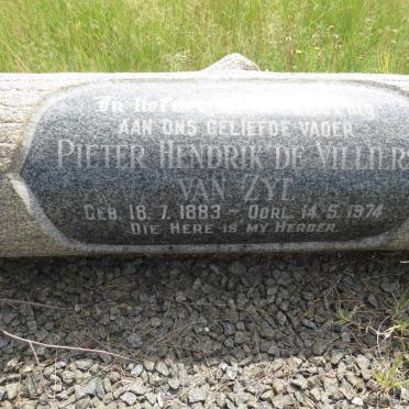 ZYL Pieter Hendrik De Villiers, van 1883-1974