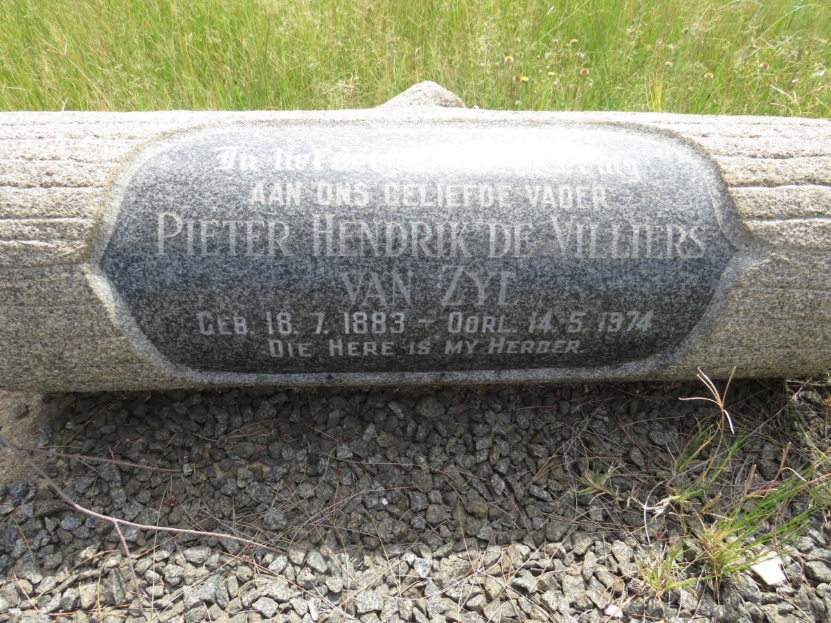 ZYL Pieter Hendrik De Villiers, van 1883-1974