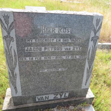 ZYL Jacob Petrus, van 1876-1946