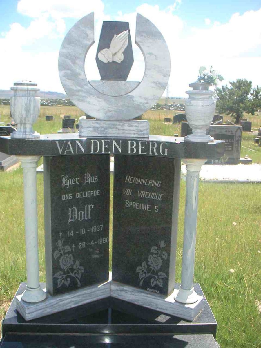 BERG Dolf, van den 1937-1990