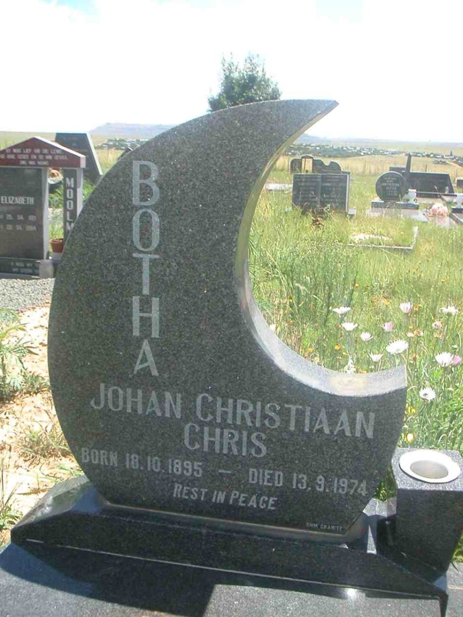 BOTHA Johan Christiaan 1895-1974
