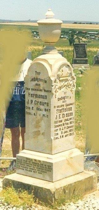 CRAUSE Hermanus J.P. 1847-1935 & Stoffelina J.E. VAN SCHALKWYK 1856-1928
