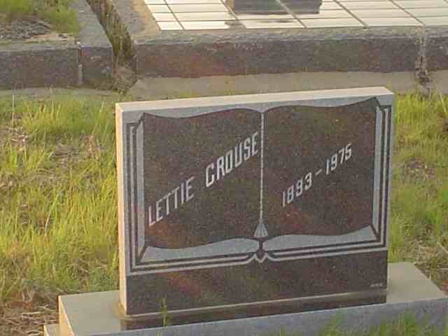 CROUSE Lettie 1893-1975