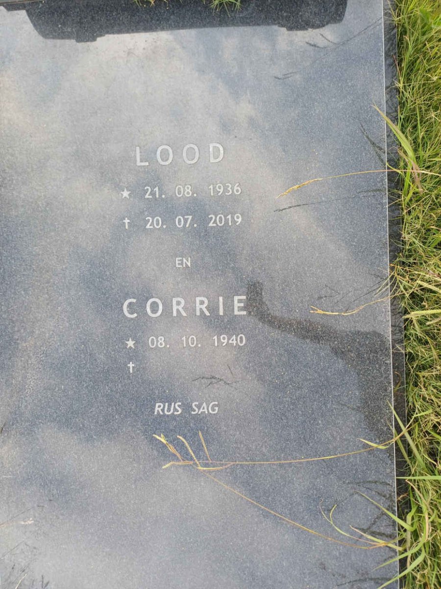 GORDON Lodewyk Johannes 1936-2019 & Cornelia 1940-_2