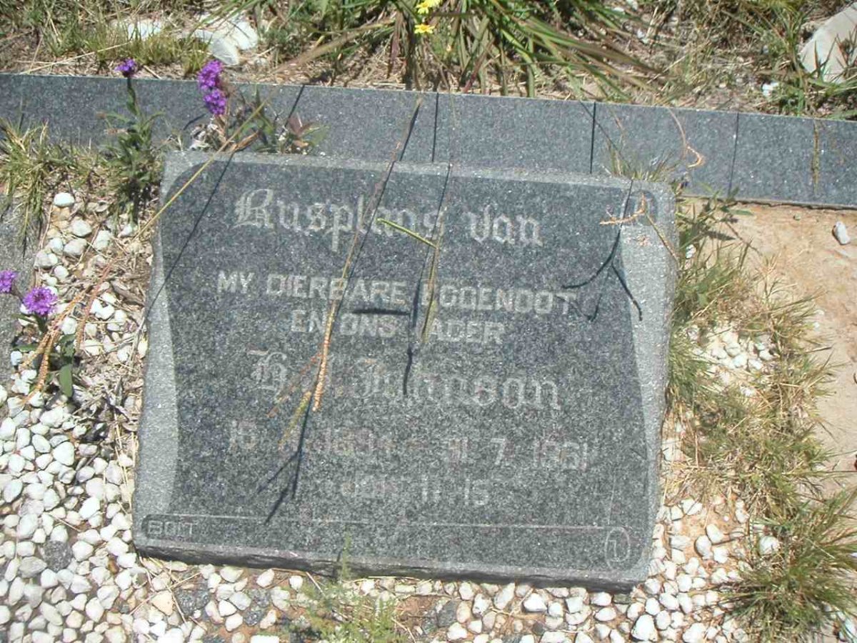 JOHNSON H.J. 1894-1961
