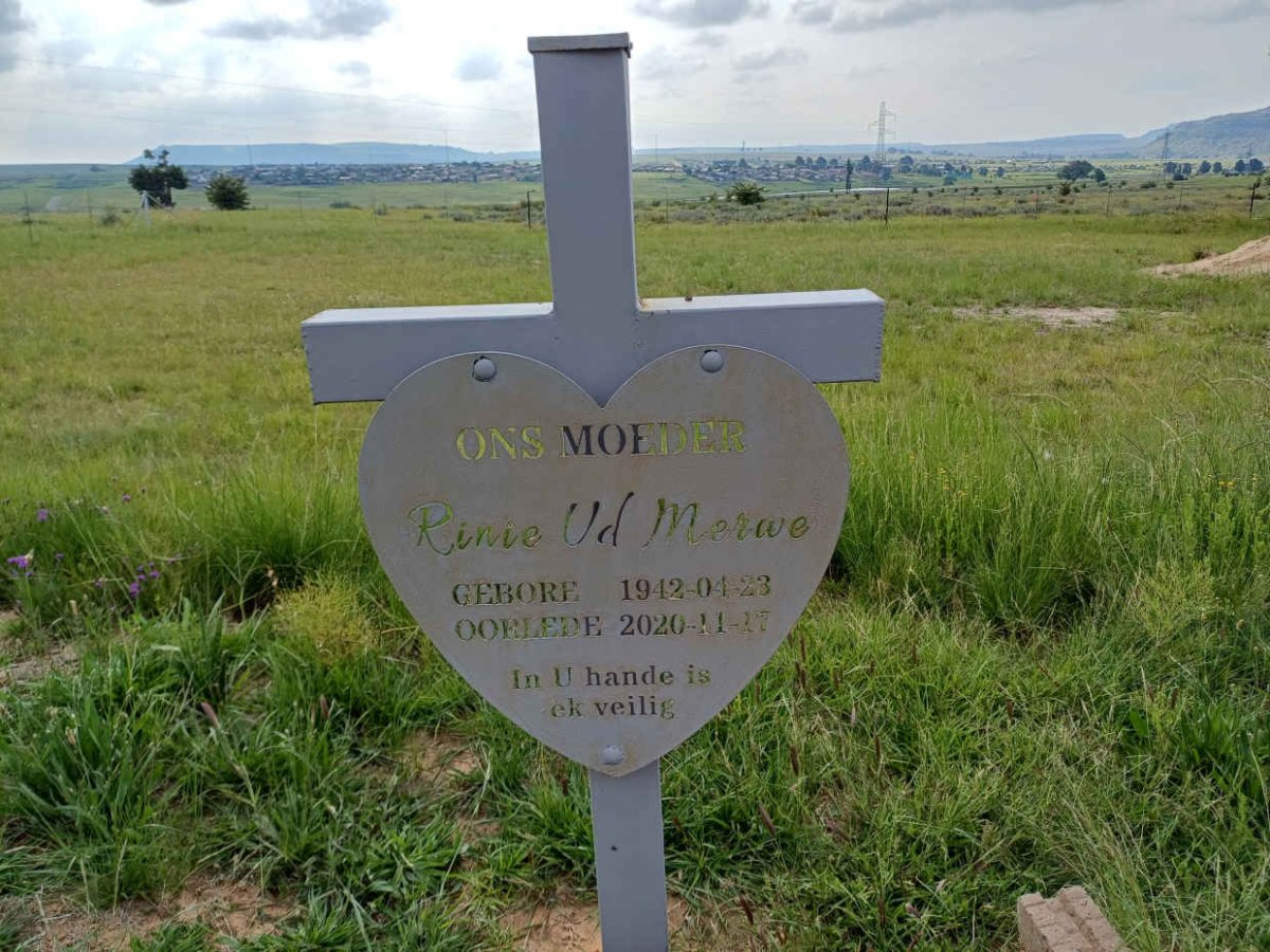 MERWE Rinie, v.d. 1942-2020