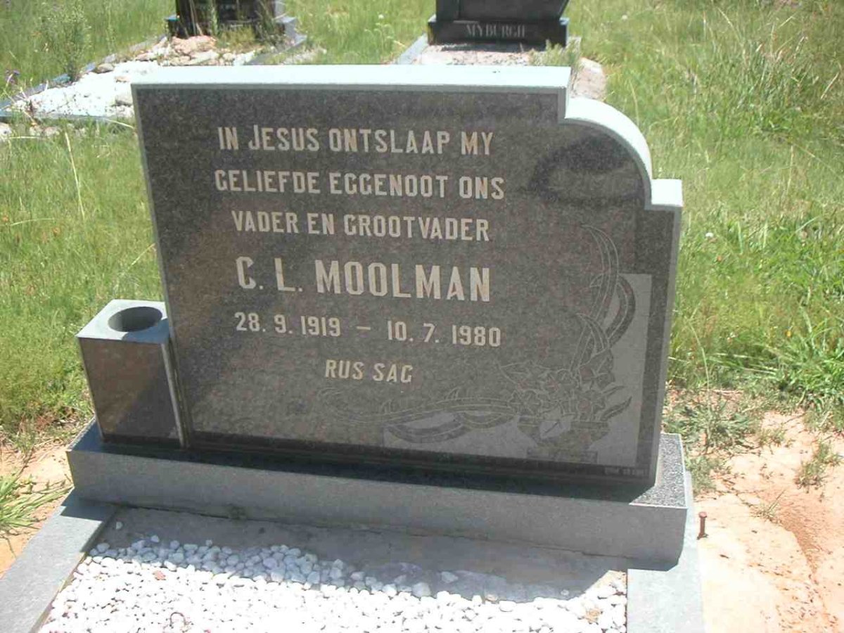 MOOLMAN C.L. 1919-1980