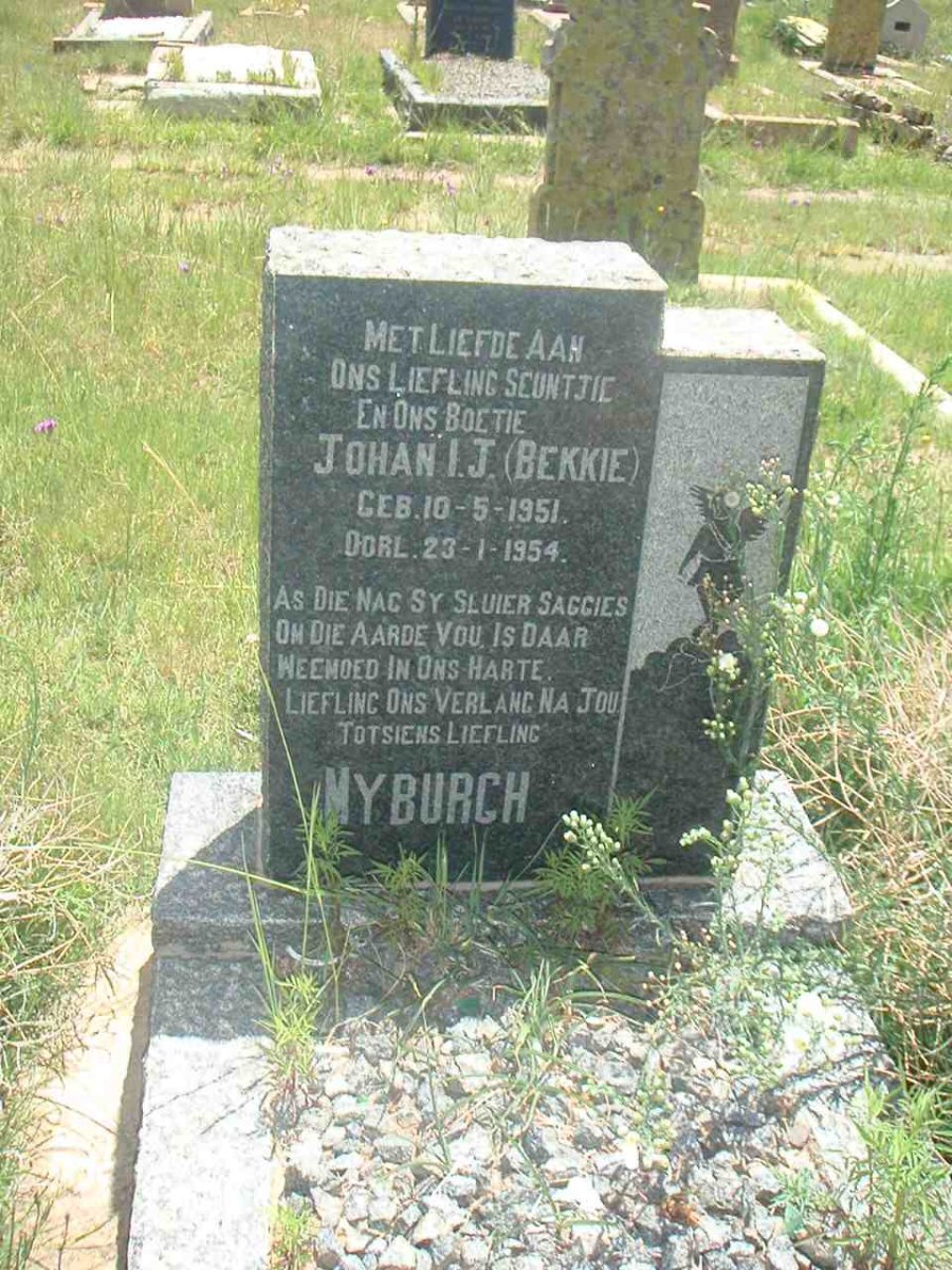 MYBURGH Johan I.J. 1951-1954
