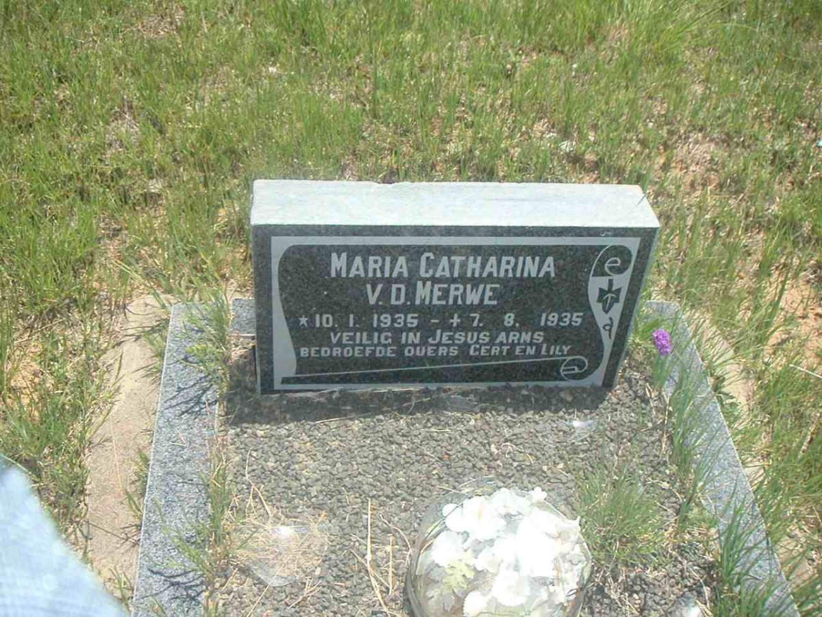 MERWE Maria Catharina, v.d. 1935-1935