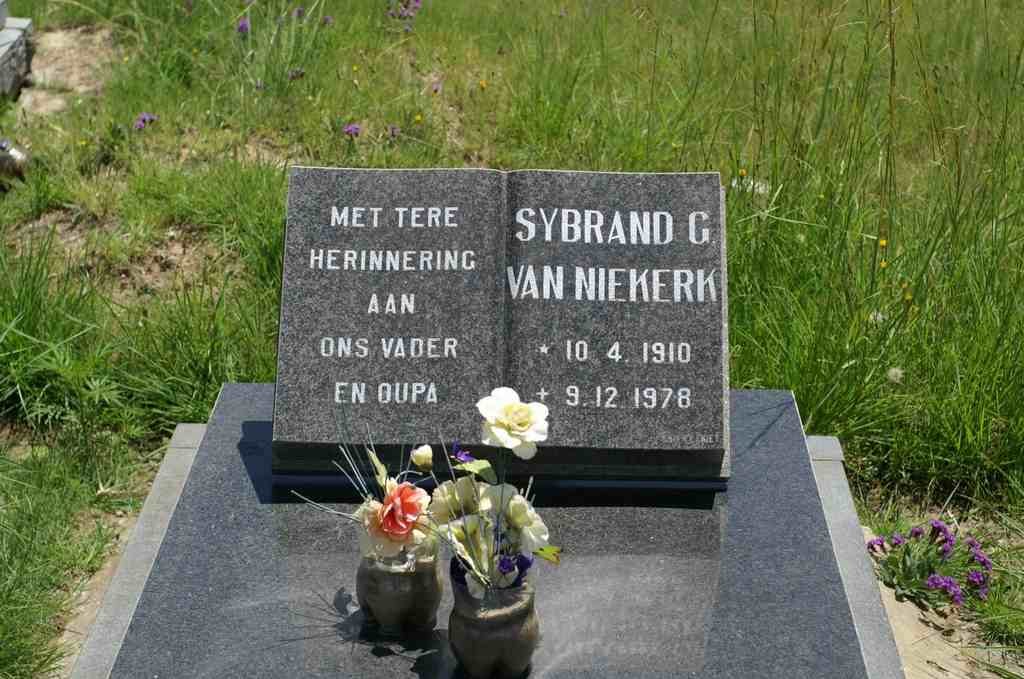 NIEKERK Sybrand G., van 1910-1978