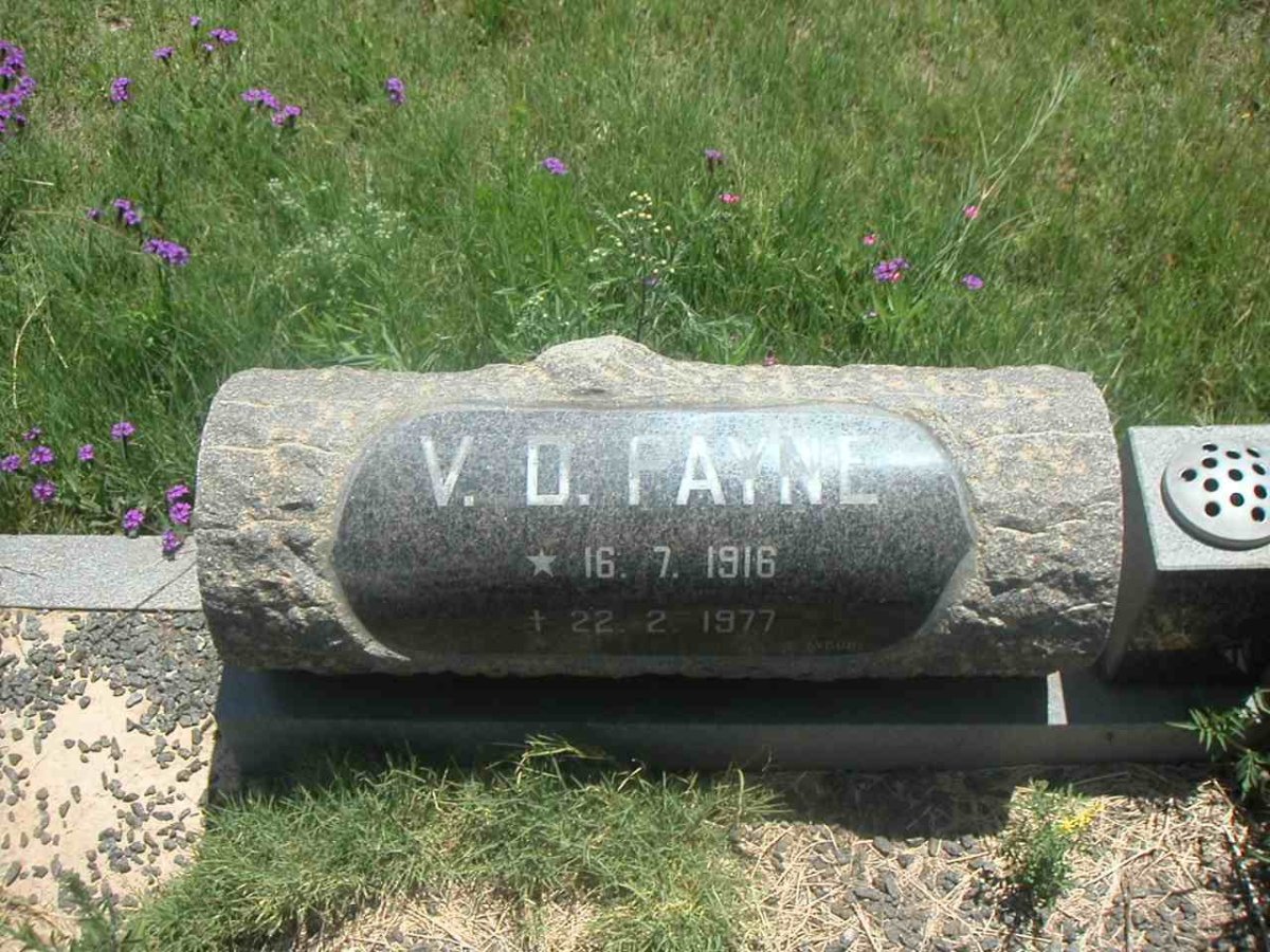 PAYNE V.D. 1916-1977
