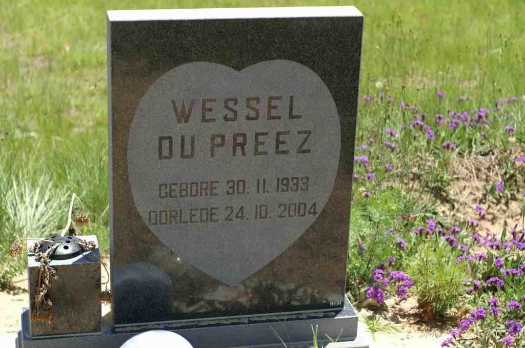 PREEZ Wessel, du 1933-2004