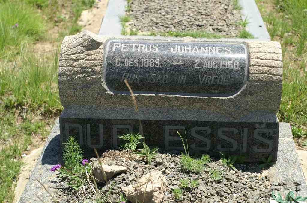 PLESSIS Petrus Johannes, du 1889-1968