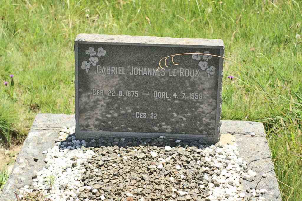 ROUX Gabriel Johannes, le 1875-1958