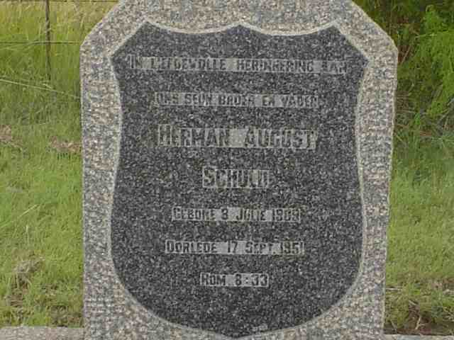 SCHULD Herman August 1909-1951