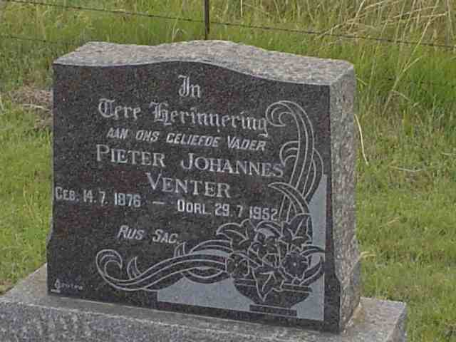 VENTER Pieter Johannes 1876-1952